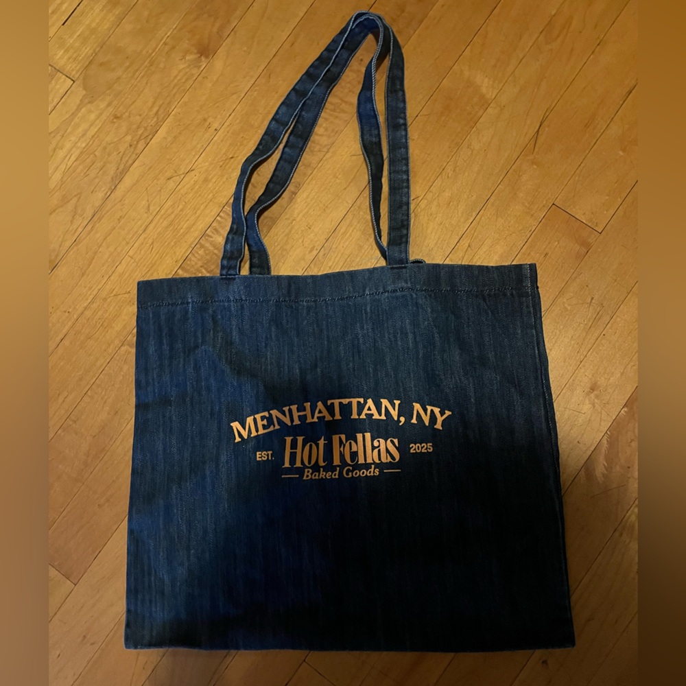 Hot Fellas ‘Menhattan’ NY Denim Tote Bag SATC BNWOT